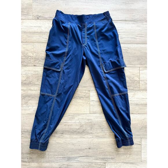 Athleta Navy Blue Chelsea Utility Jogger Lifestyle Travel Pant - Picture 4 of 6